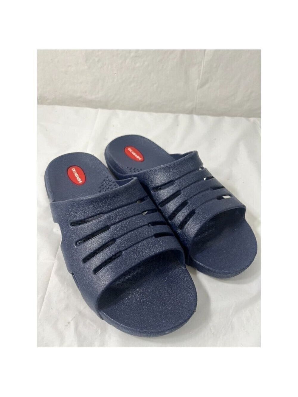 Okabashi Sandals Slip On Navy Blue woman's size 9.5-10.5 mens size 8-8.5